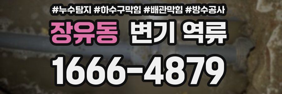 장유동 변기 역류