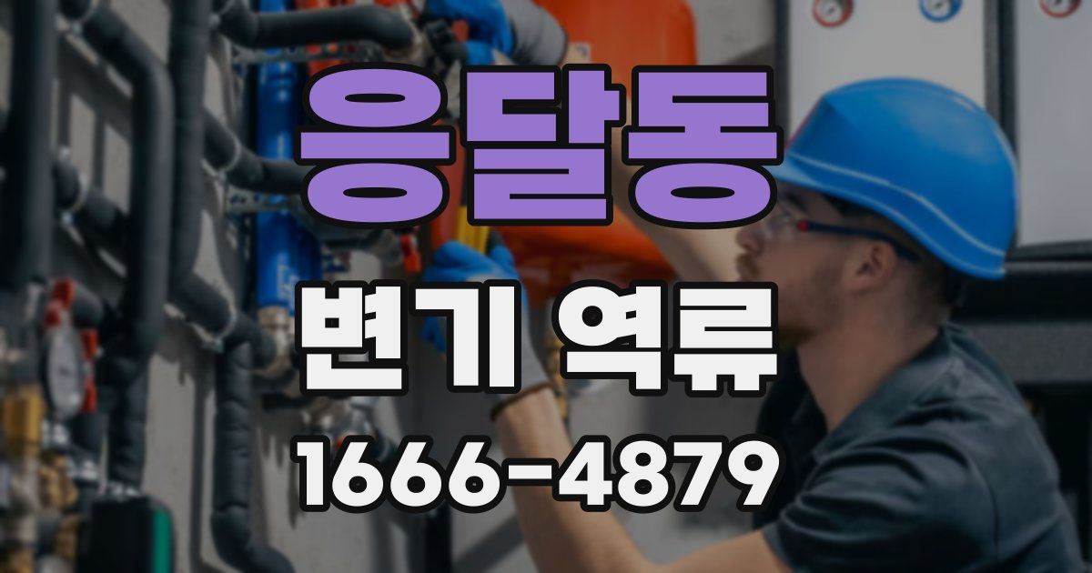 응달동 변기 역류