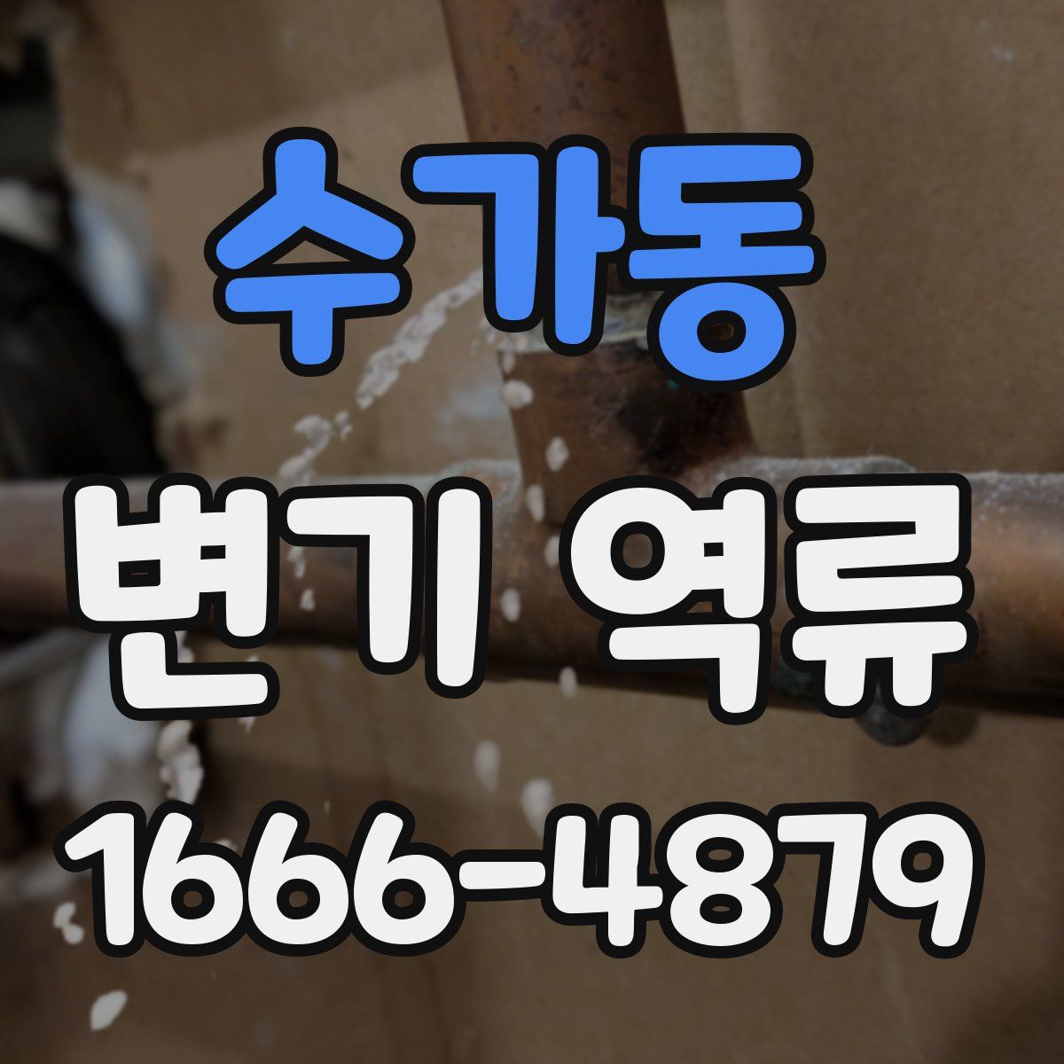 수가동 변기 역류