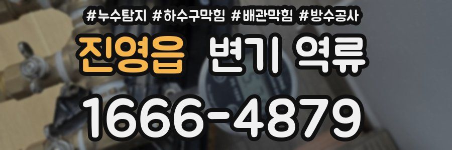 진영읍 변기 역류