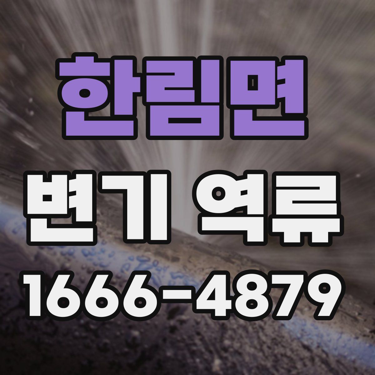 한림면 변기 역류