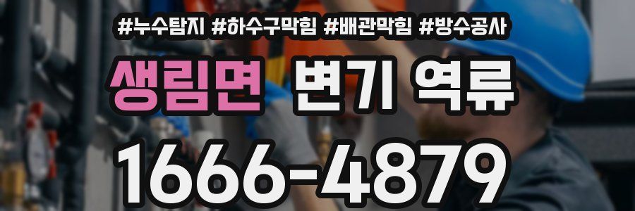 생림면 변기 역류