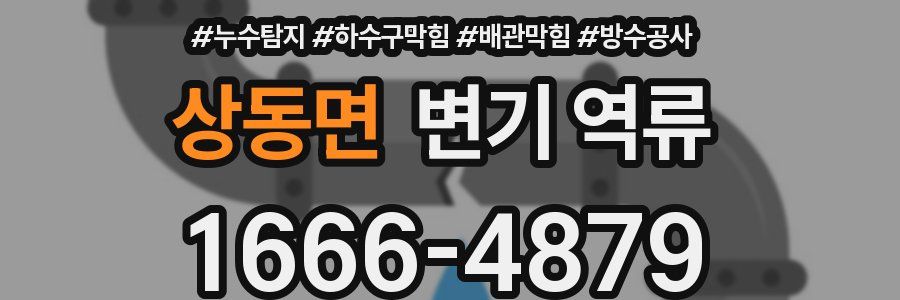 상동면 변기 역류