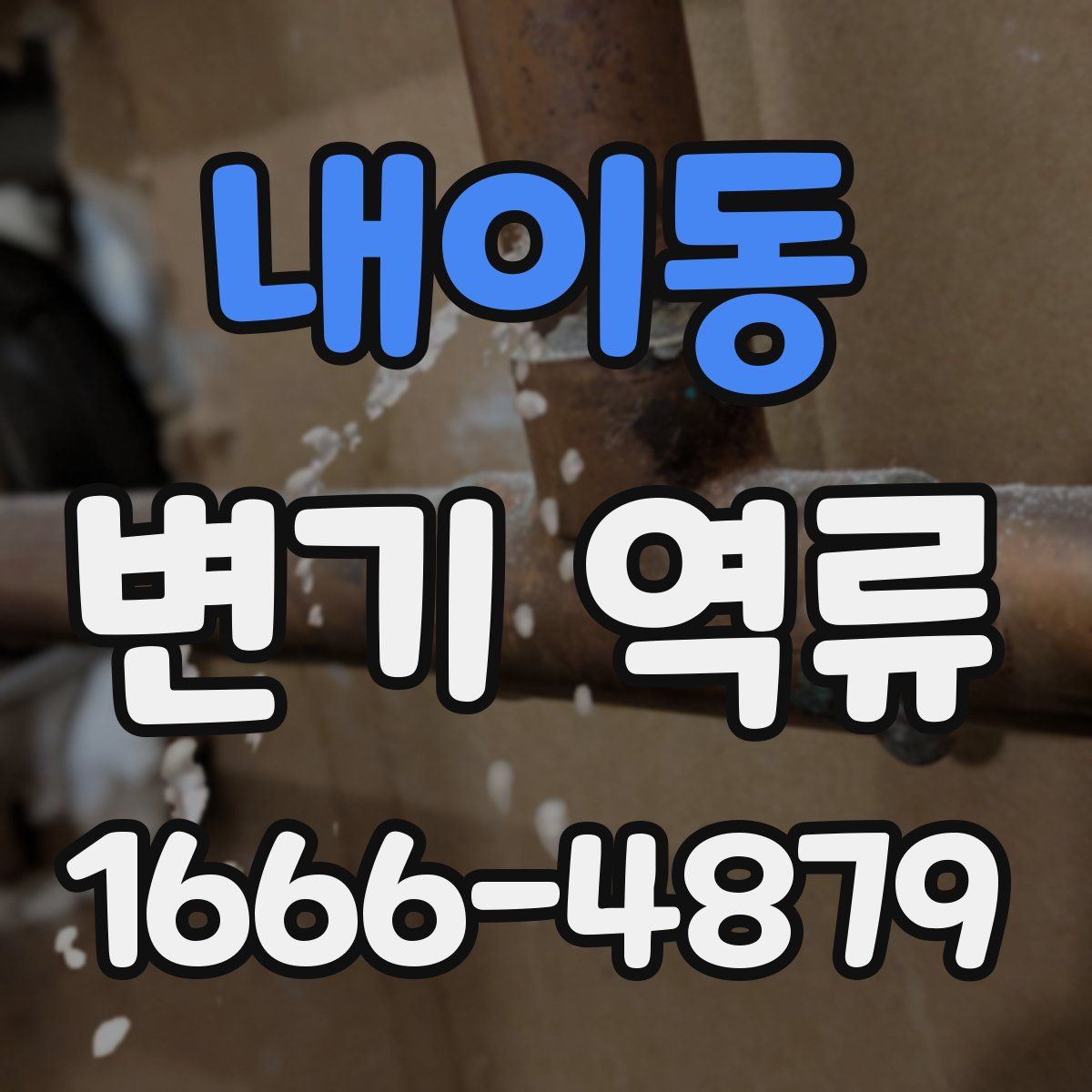 내이동 변기 역류