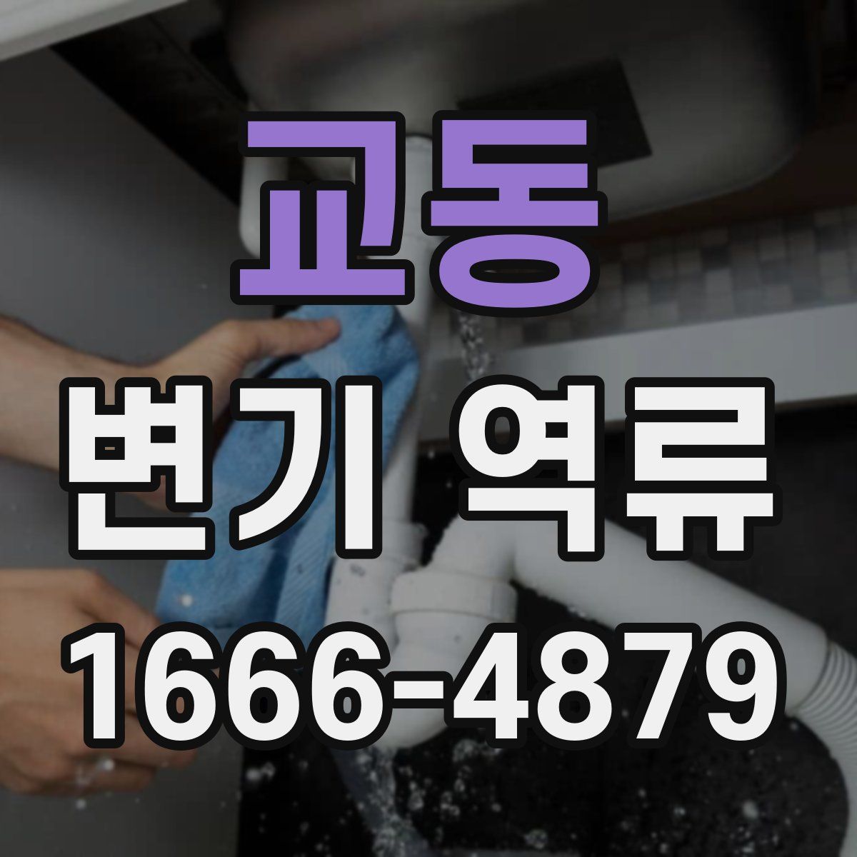 교동 변기 역류
