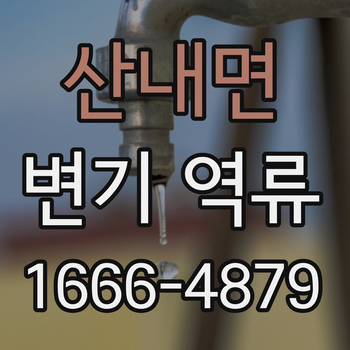 산내면 변기 역류