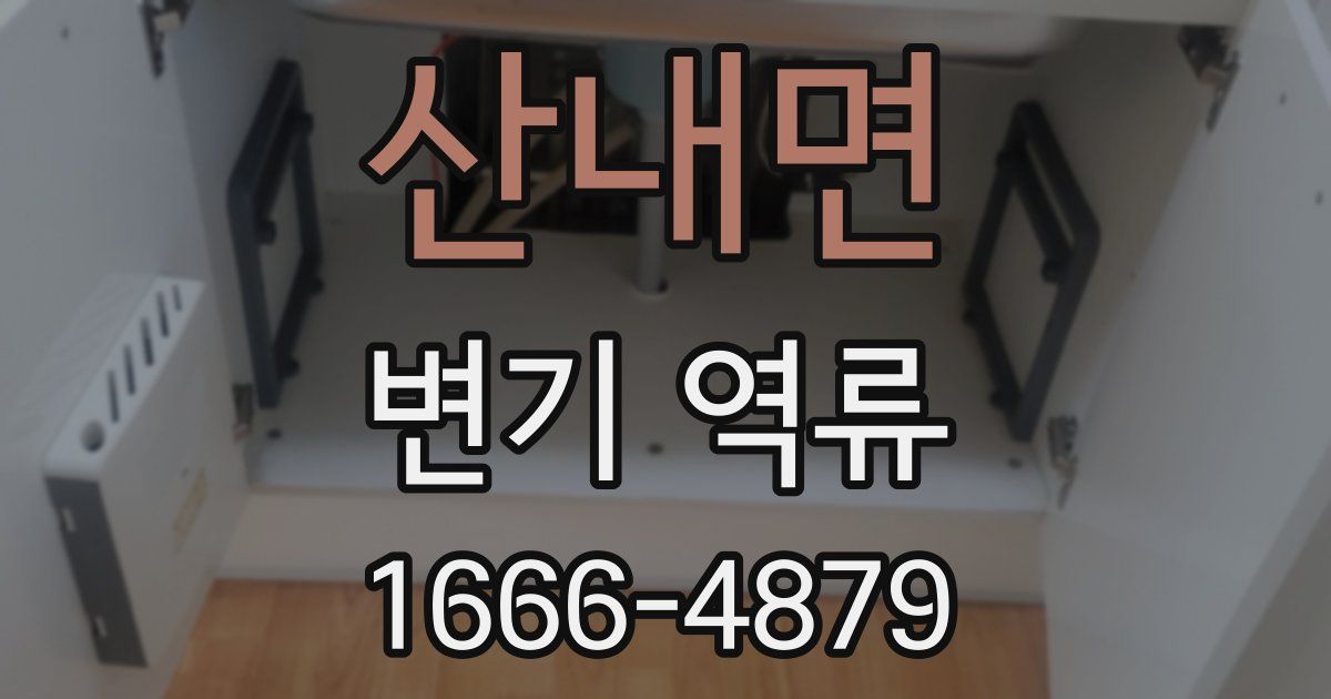 산내면 변기 역류