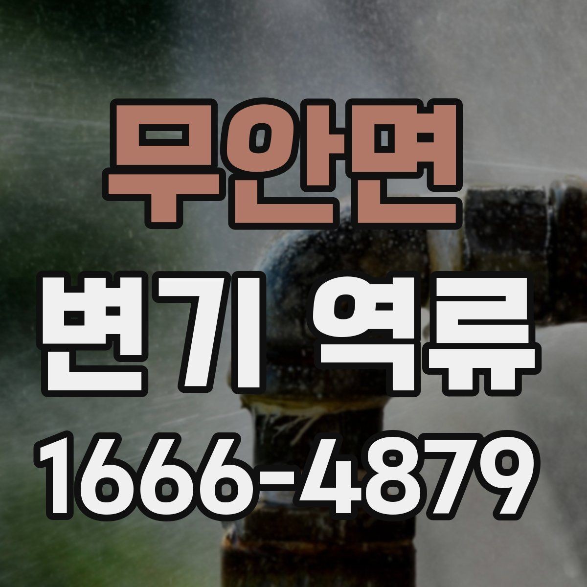 무안면 변기 역류 증상별 대처 방법