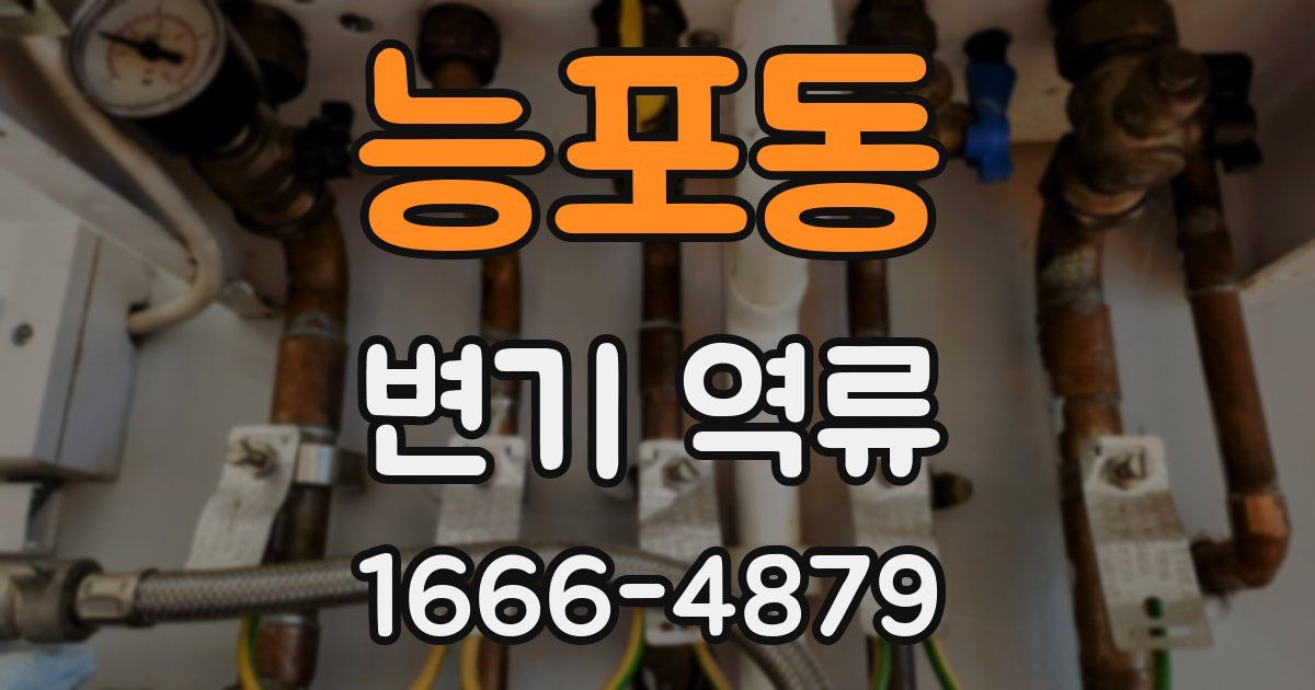 능포동 변기 역류