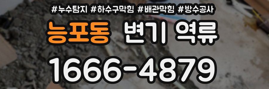 능포동 변기 역류