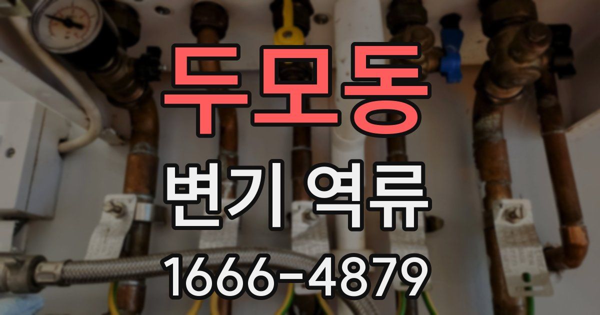 두모동 변기 역류