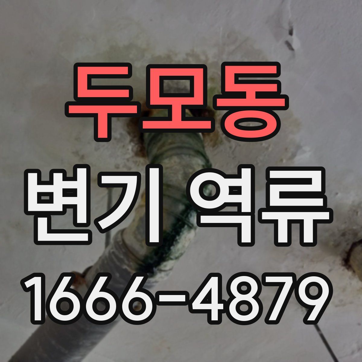 두모동 변기 역류