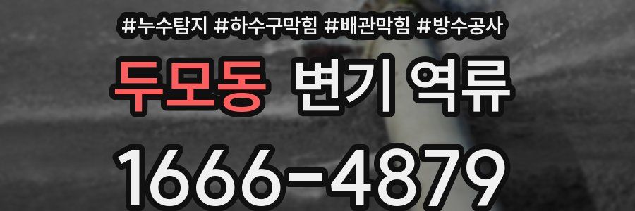 두모동 변기 역류