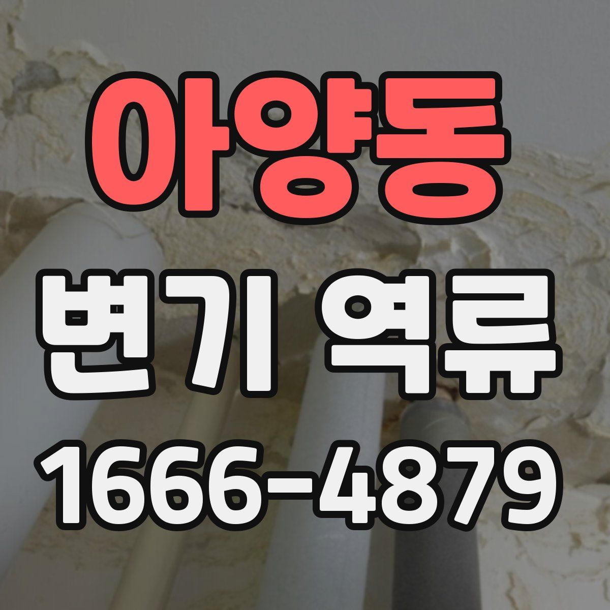 아양동 변기 역류