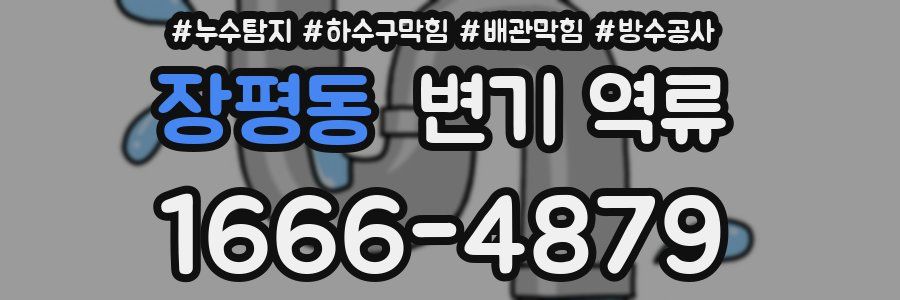 장평동 변기 역류