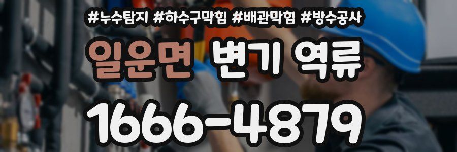 일운면 변기 역류