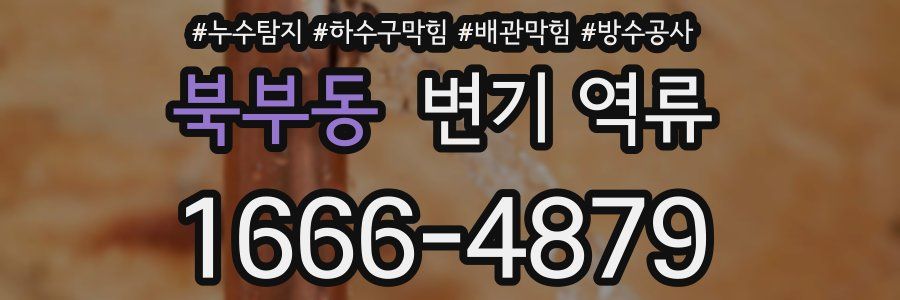 북부동 변기 역류