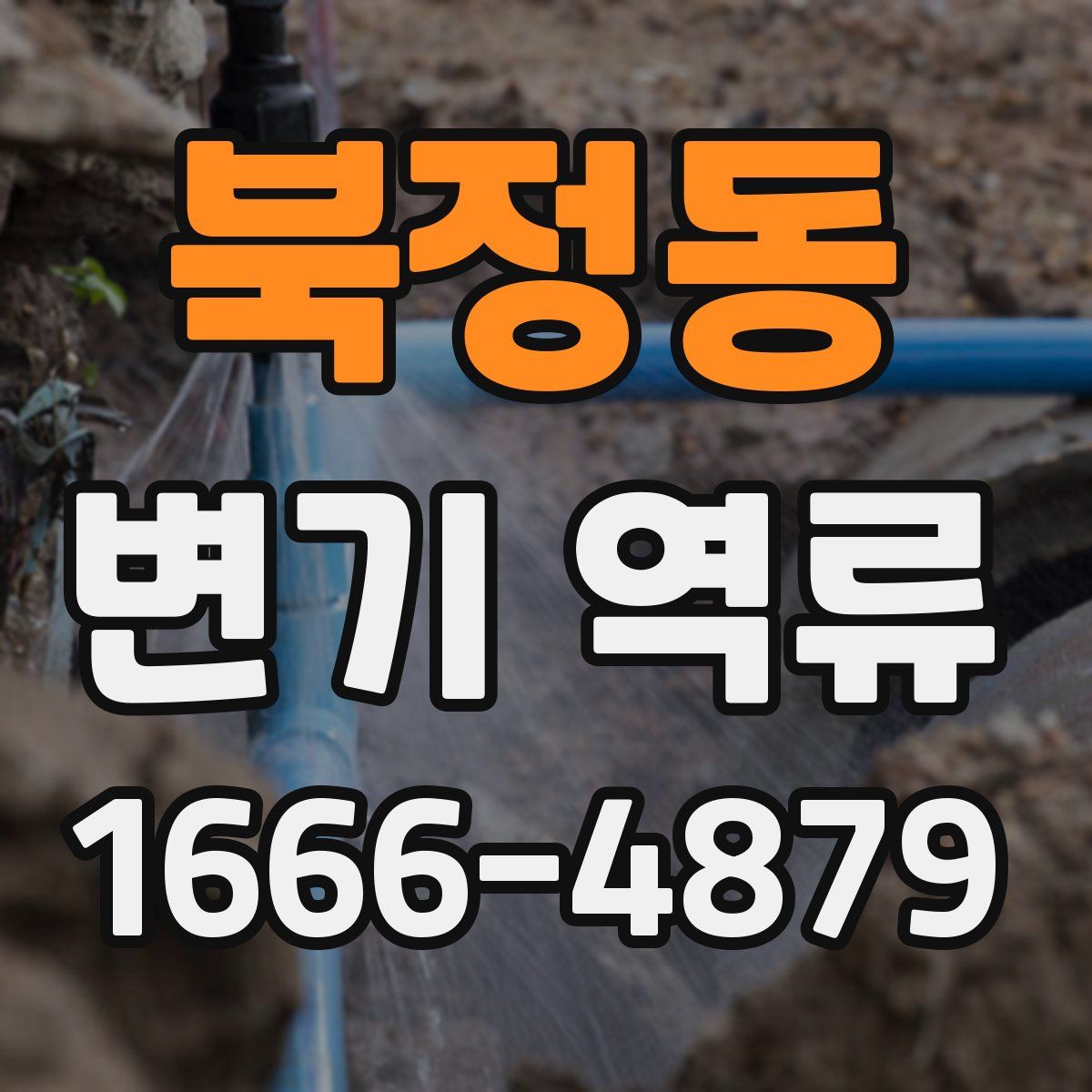 북정동 변기 역류