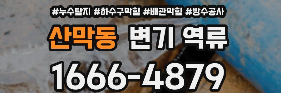 산막동 변기 역류