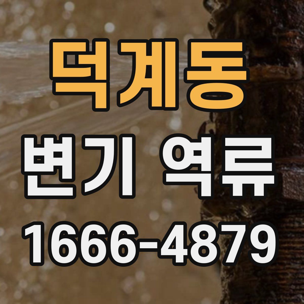 덕계동 변기 역류
