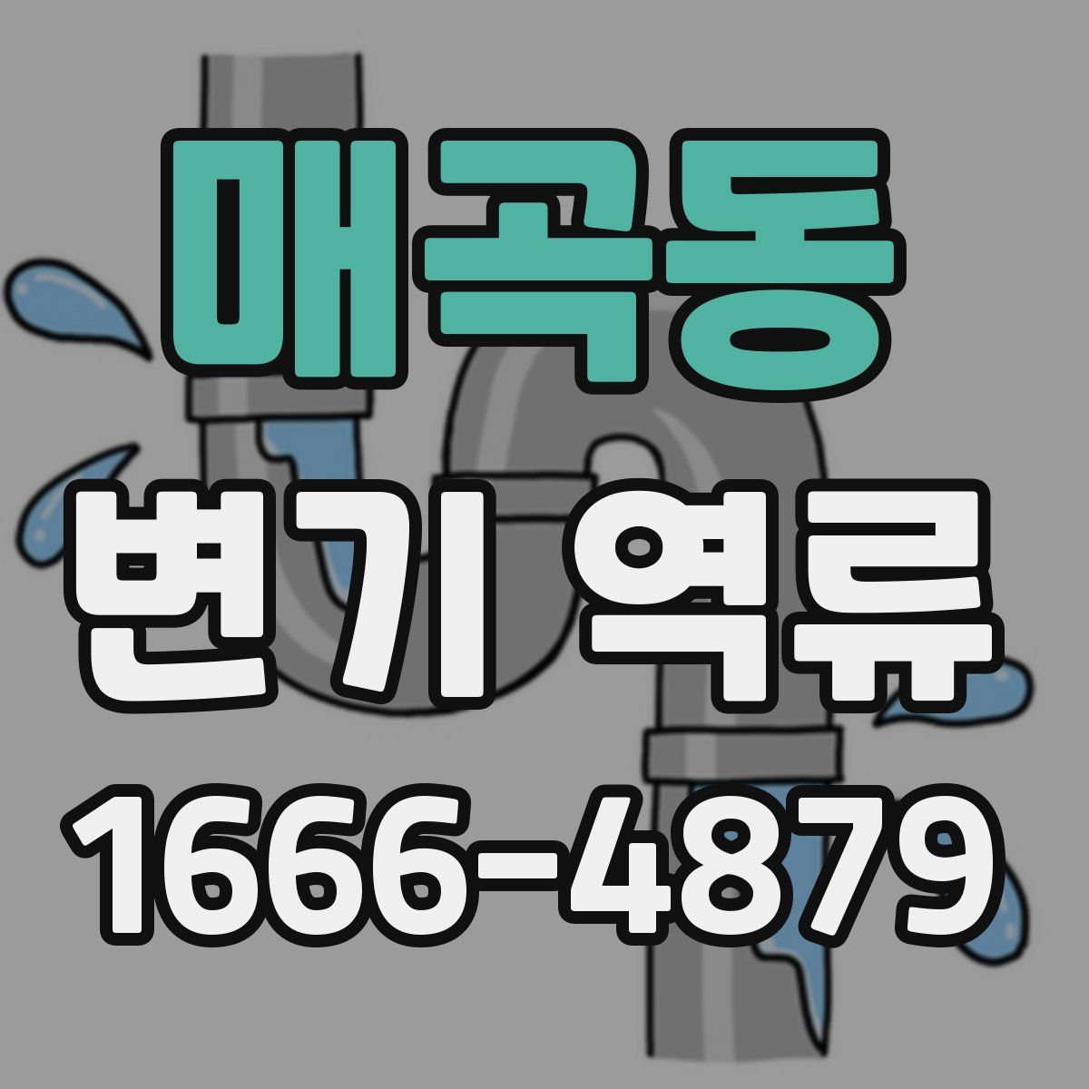 매곡동 변기 역류