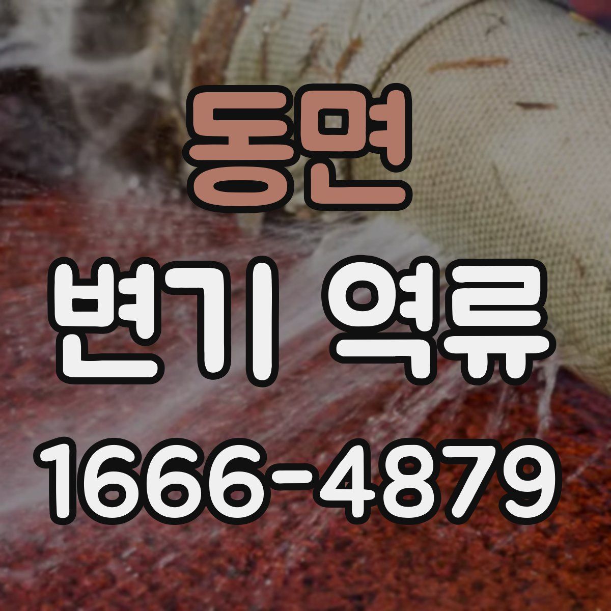 동면 변기 역류
