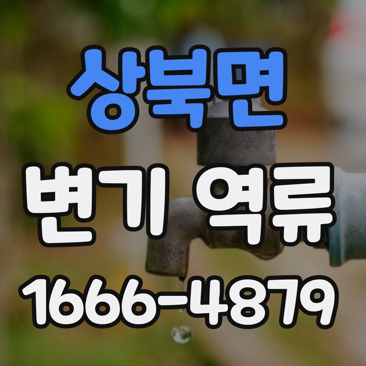 상북면 변기 역류