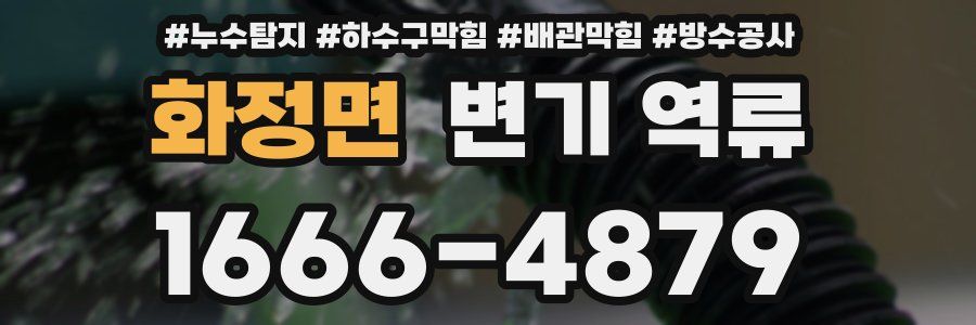 화정면 변기 역류