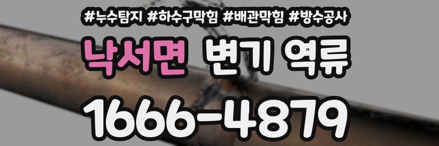 낙서면 변기 역류