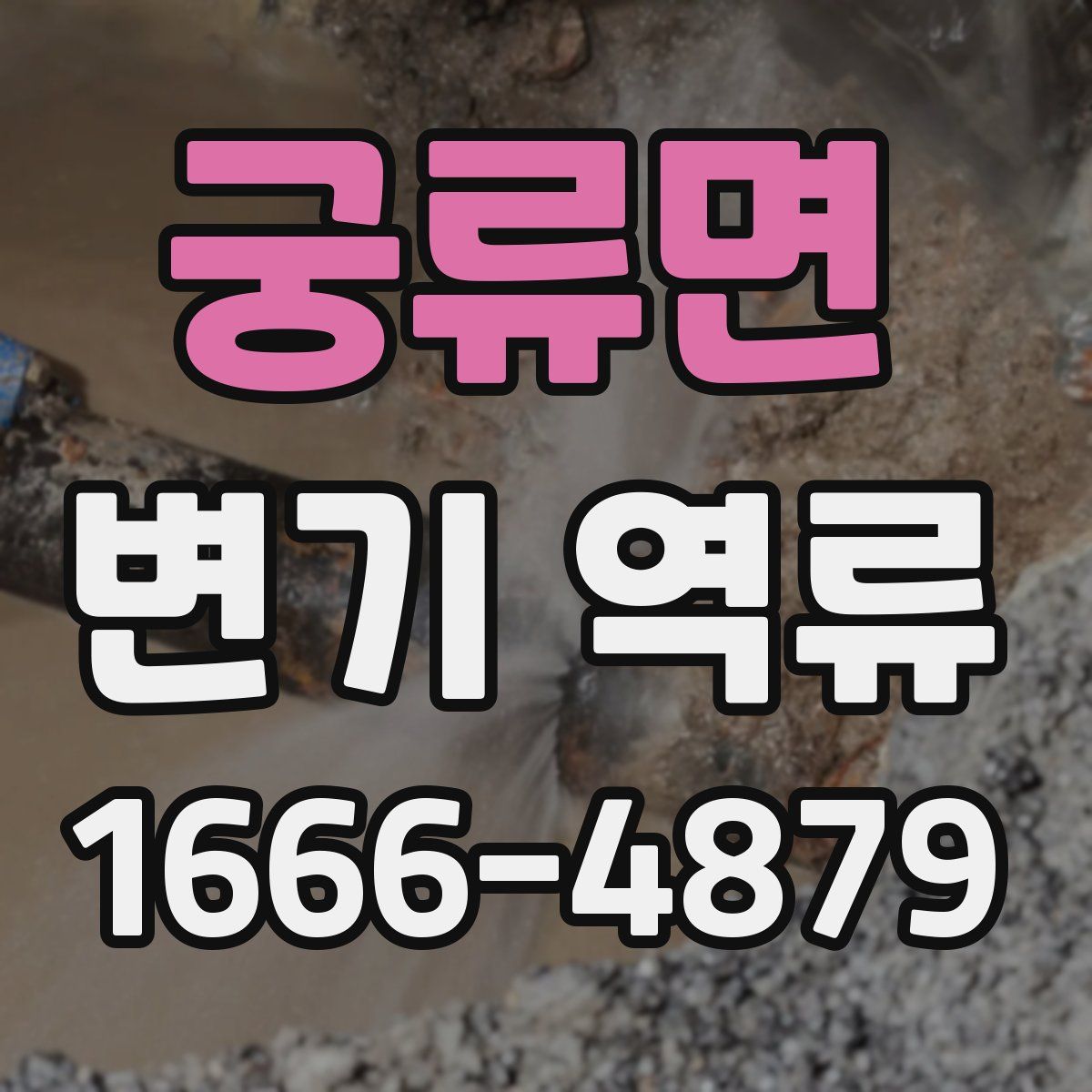 궁류면 변기 역류