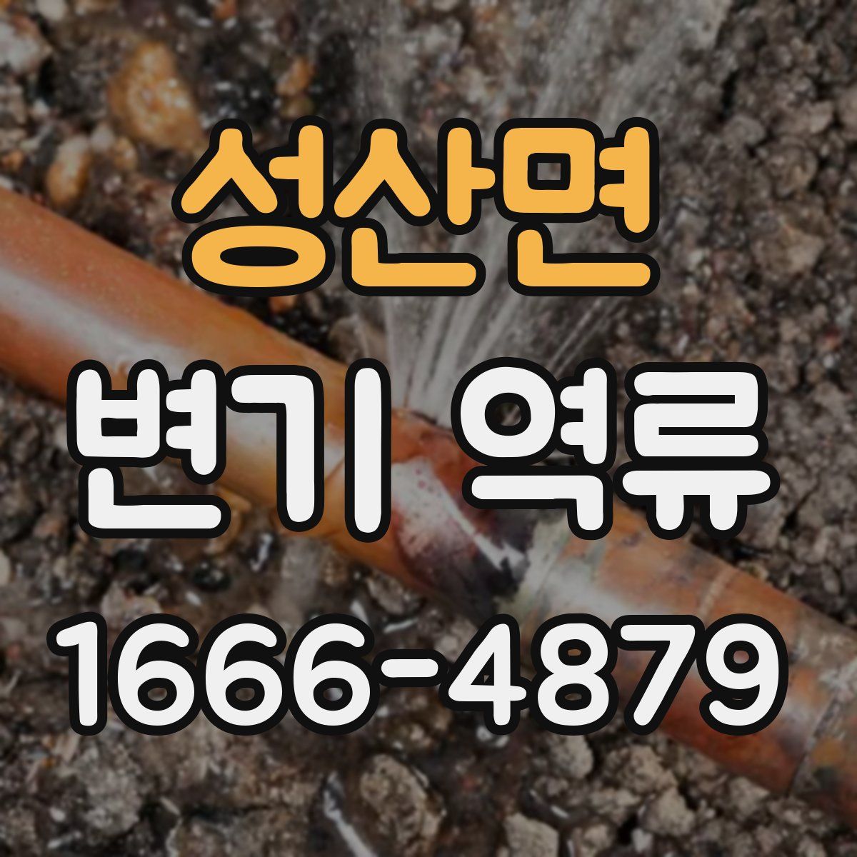 성산면 변기 역류