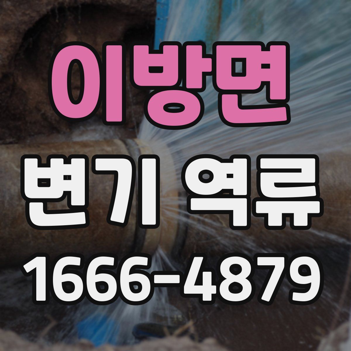 이방면 변기 역류