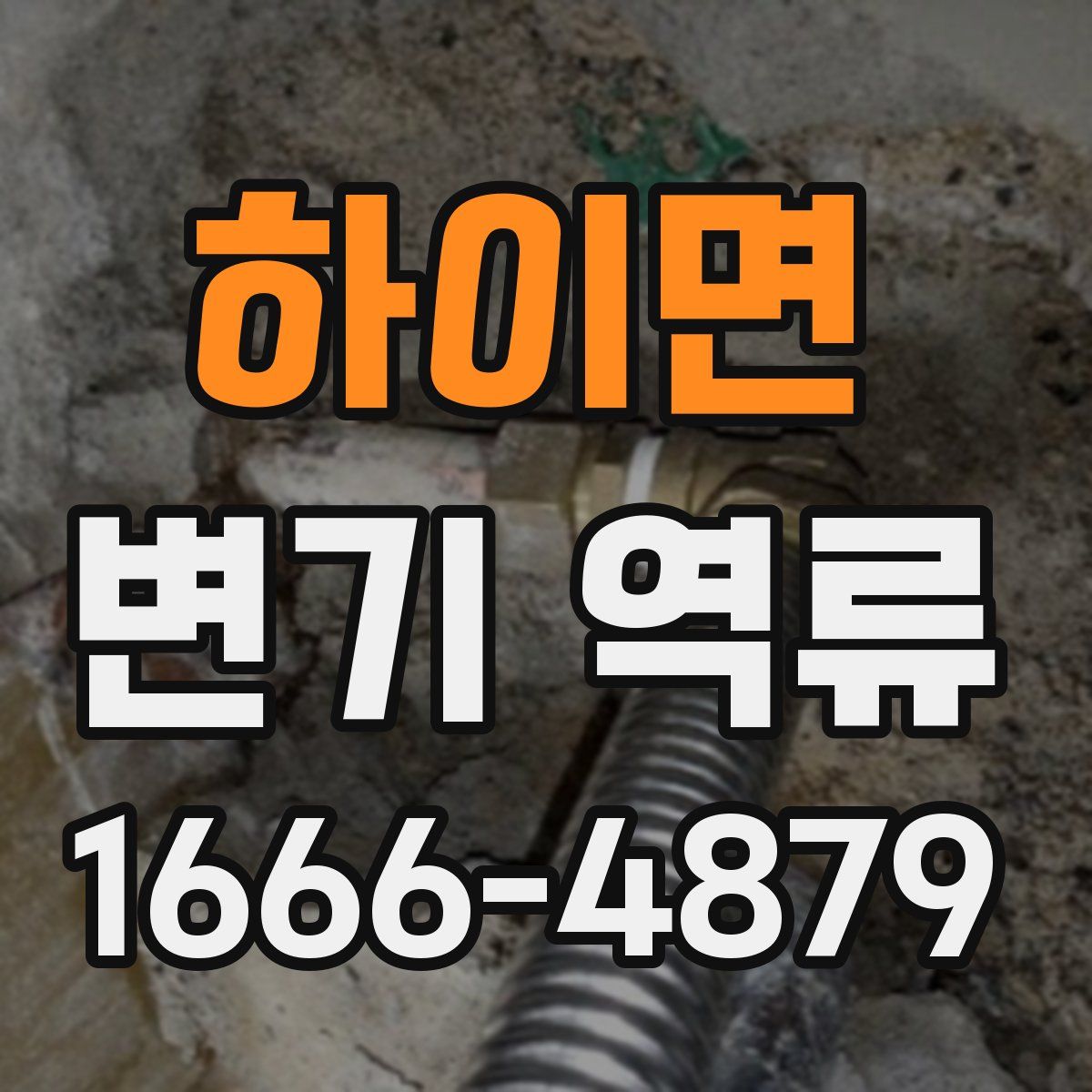 하이면 변기 역류