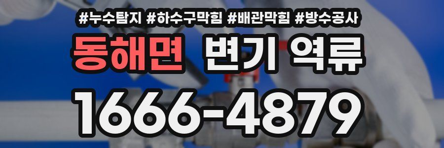 동해면 변기 역류
