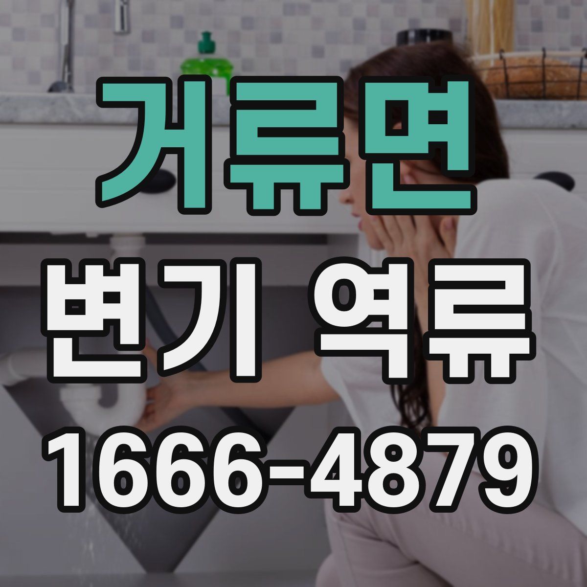 거류면 변기 역류
