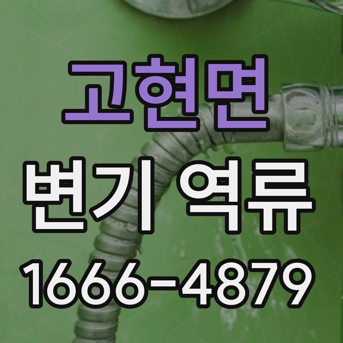 고현면 변기 역류