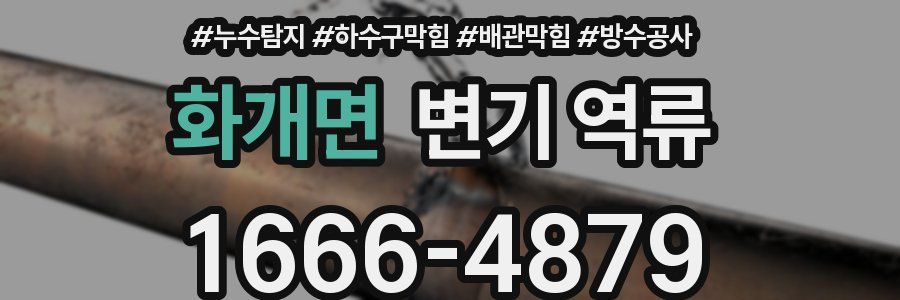 화개면 변기 역류