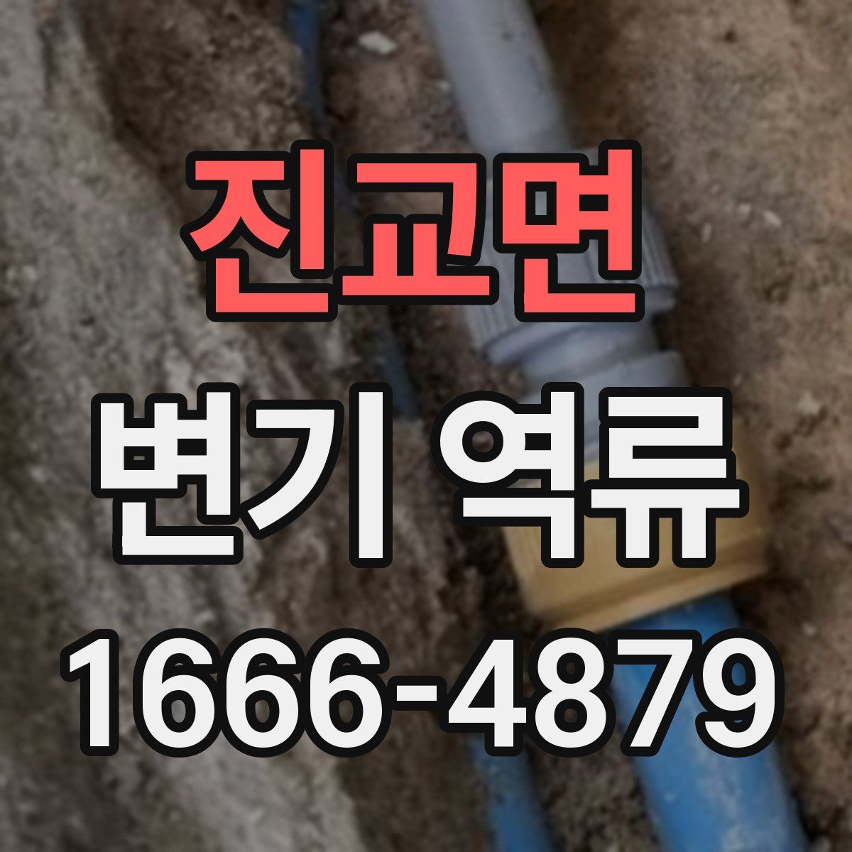 진교면 변기 역류