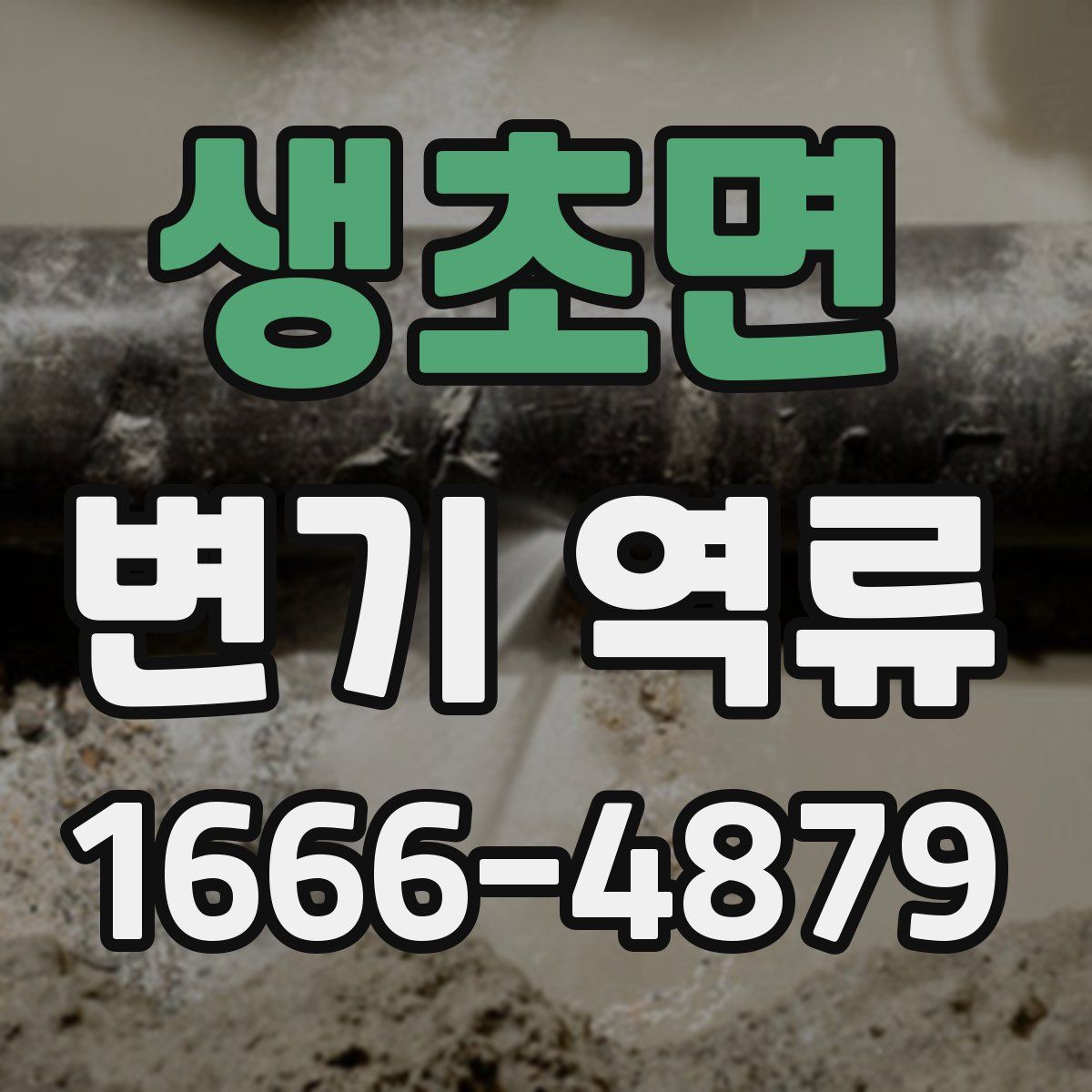 생초면 변기 역류