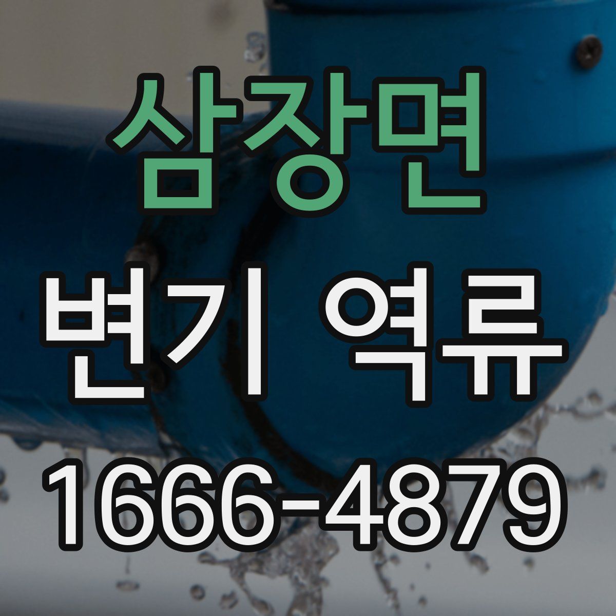 삼장면 변기 역류