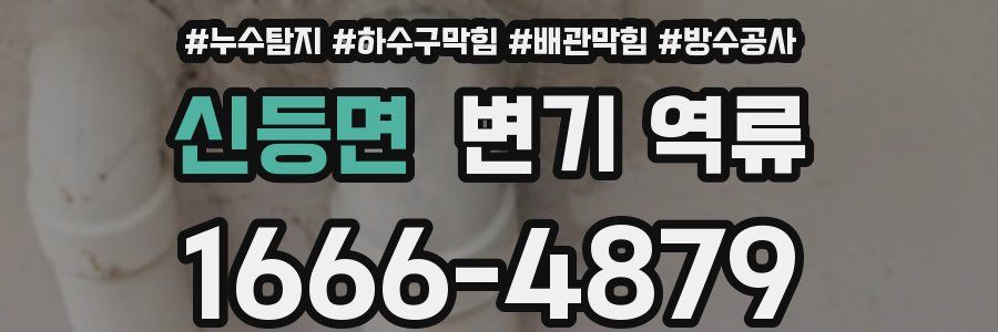 신등면 변기 역류