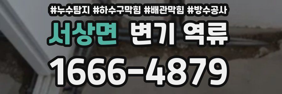 서상면 변기 역류