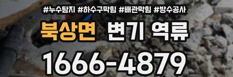 북상면 변기 역류