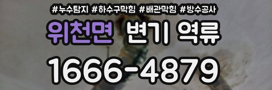 위천면 변기 역류