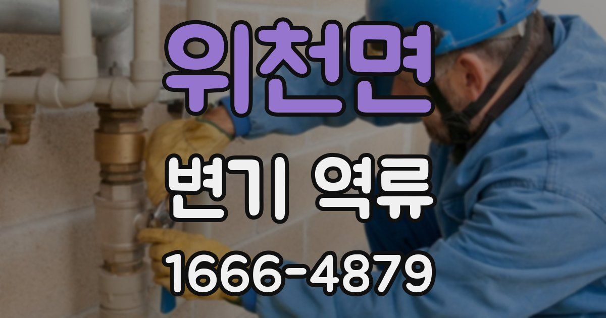 위천면 변기 역류