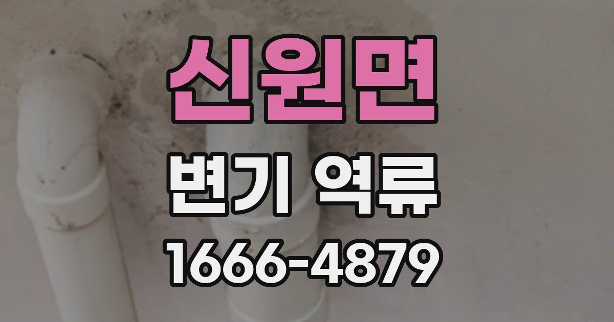 신원면 변기 역류