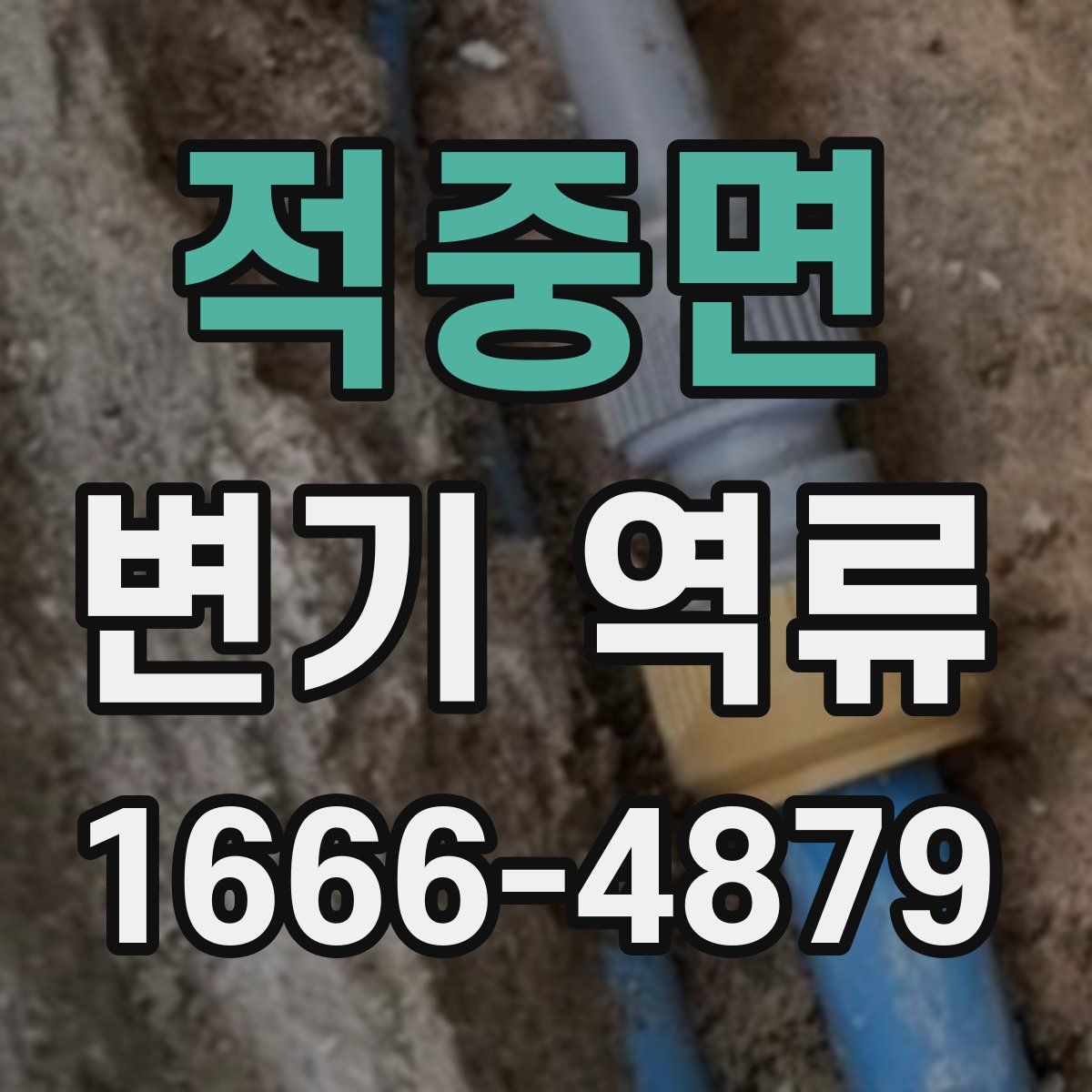 적중면 변기 역류