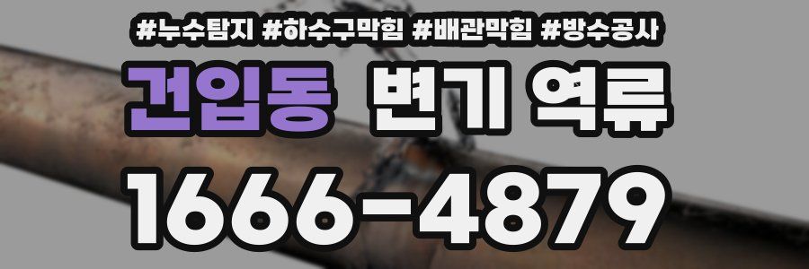 건입동 변기 역류