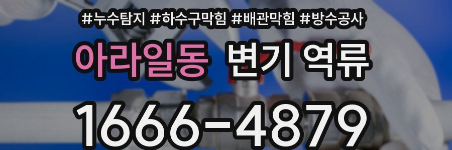 아라일동 변기 역류