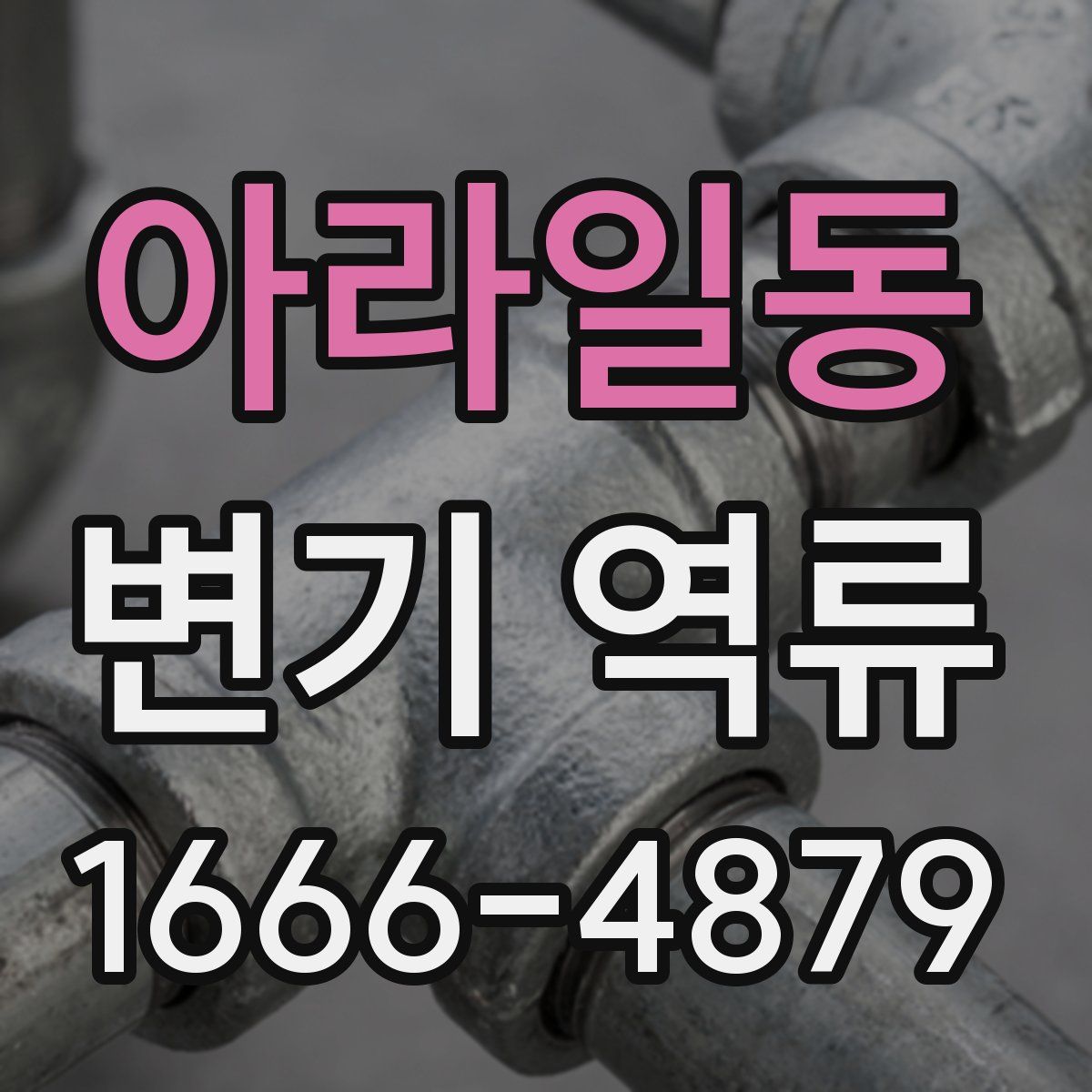 아라일동 변기 역류